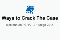 Relacja z Webinarium 'Ways to crack the case'