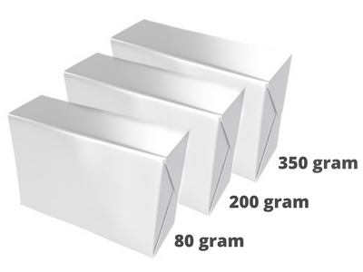 Printing settings: choose paper weight